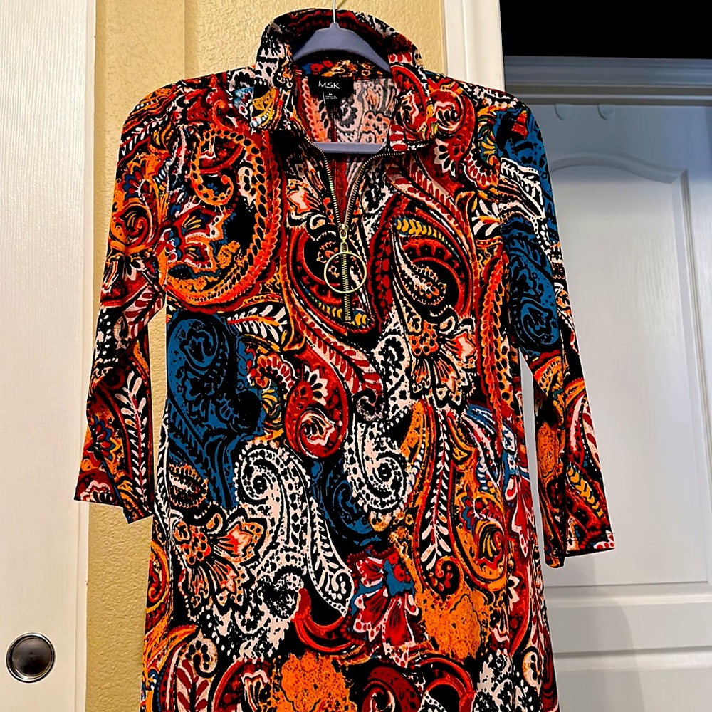 MSK dress knee length size M